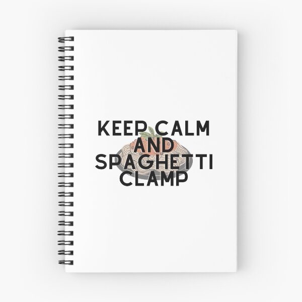 Item preview, Keep calm and spaghetti clamp designed and sold by GamersLands.