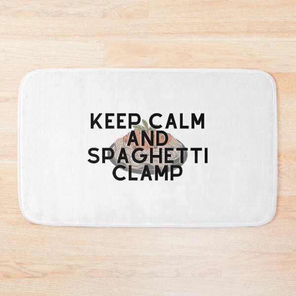 Item preview, Keep calm and spaghetti clamp designed and sold by GamersLands.