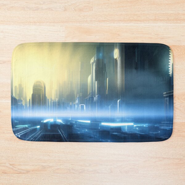 Item preview, Cyberpunk City Art designed and sold by ArtificialCraft.