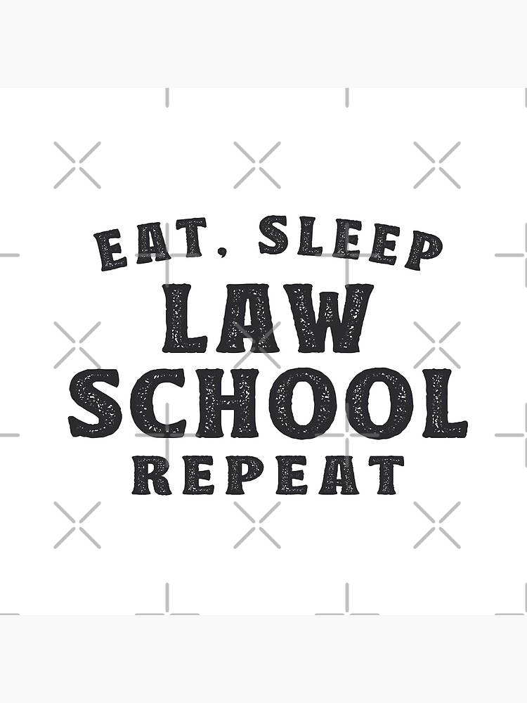 Eat Sleep Law School Tote Bag