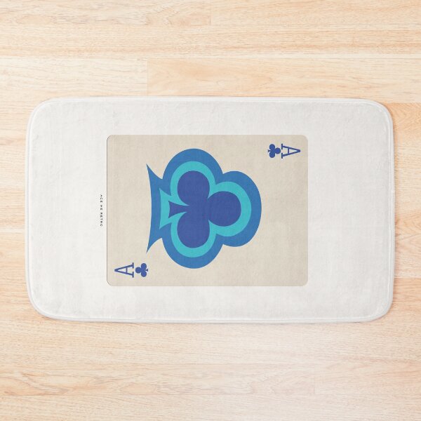 Item preview, ACE OF CLUBS - RETRO ACE PLAYING CARD ILLUSTRATION - VINTAGE POKER designed and sold by HoneymoonHotel.