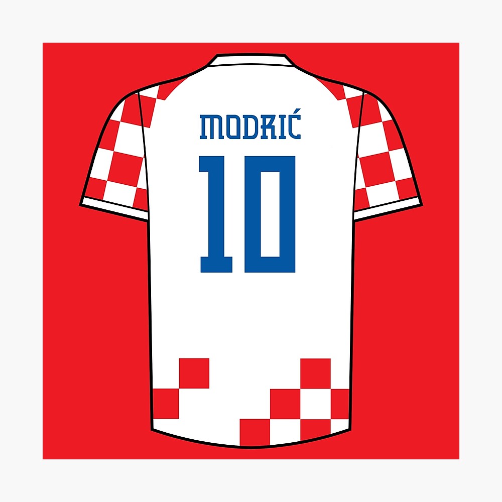 Luka Modrić Croatia Kit' Poster for Sale by designsheaven