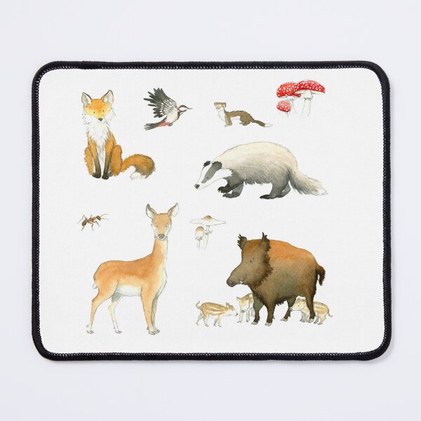 Item preview, Forest animals fox designed and sold by vmillustration.