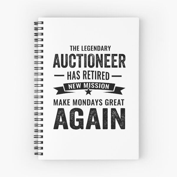Item preview, Legendary auctioneer Retirement, perfect auctioneer retirement gift idea designed and sold by Dogs Geeky⭐⭐⭐⭐⭐.