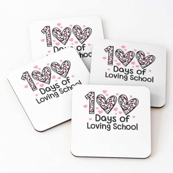 Item preview, 100 Days Of Loving School 100th Day Pink Hearts designed and sold by sasigifts.