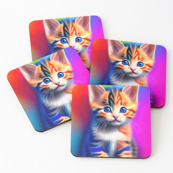 Artikelvorschau, Adorable And Colorful Kitten entworfen und verkauft von VitalDesigner.