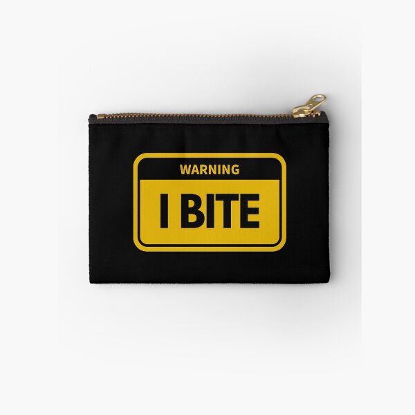 Item preview, I Bite - Funny Biting Warning Sign designed and sold by MagicalFun.