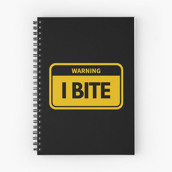 Item preview, I Bite - Funny Biting Warning Sign designed and sold by MagicalFun.