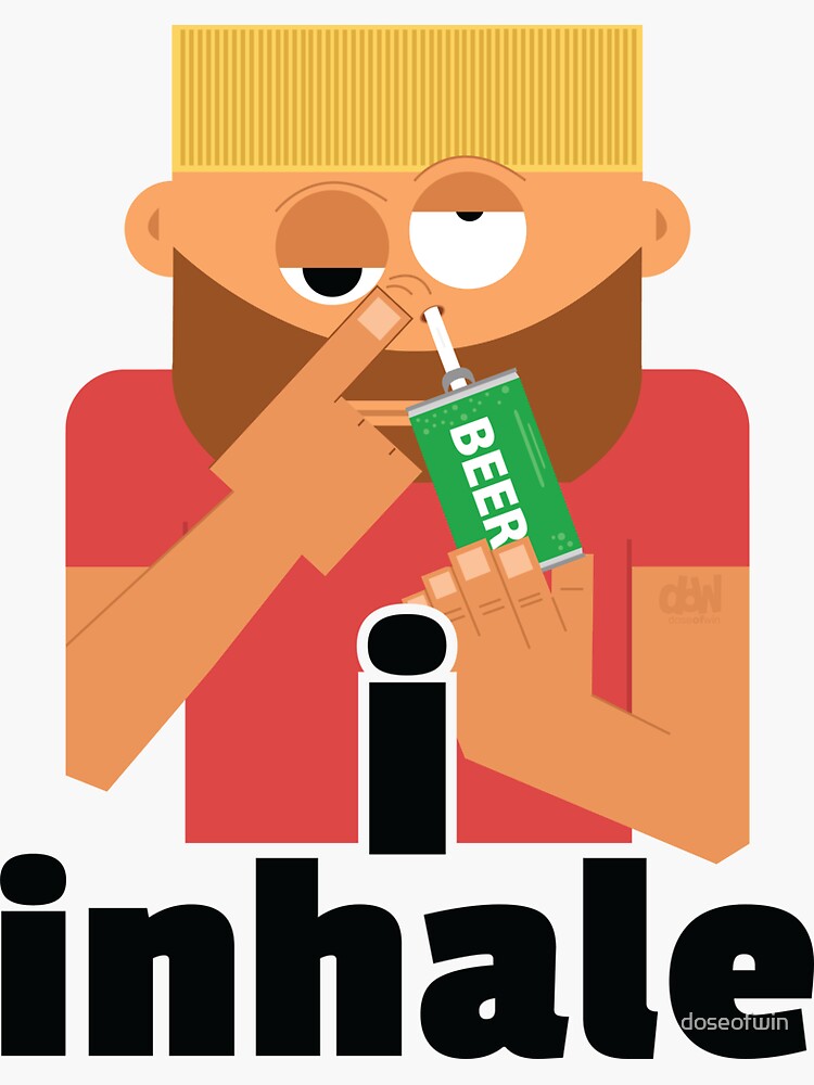 "Snorting Beer With Straw I love Beer Meme Funniest Man Cave Stuff Bar