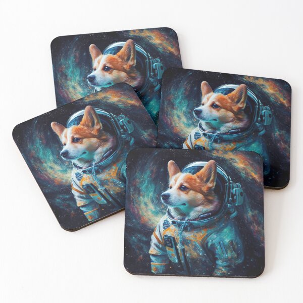 Item preview, Astronaute Corgi In Space designed and sold by presenthome.