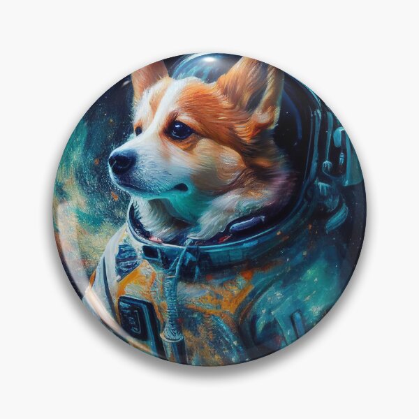 Item preview, Astronaute Corgi In Space designed and sold by presenthome.