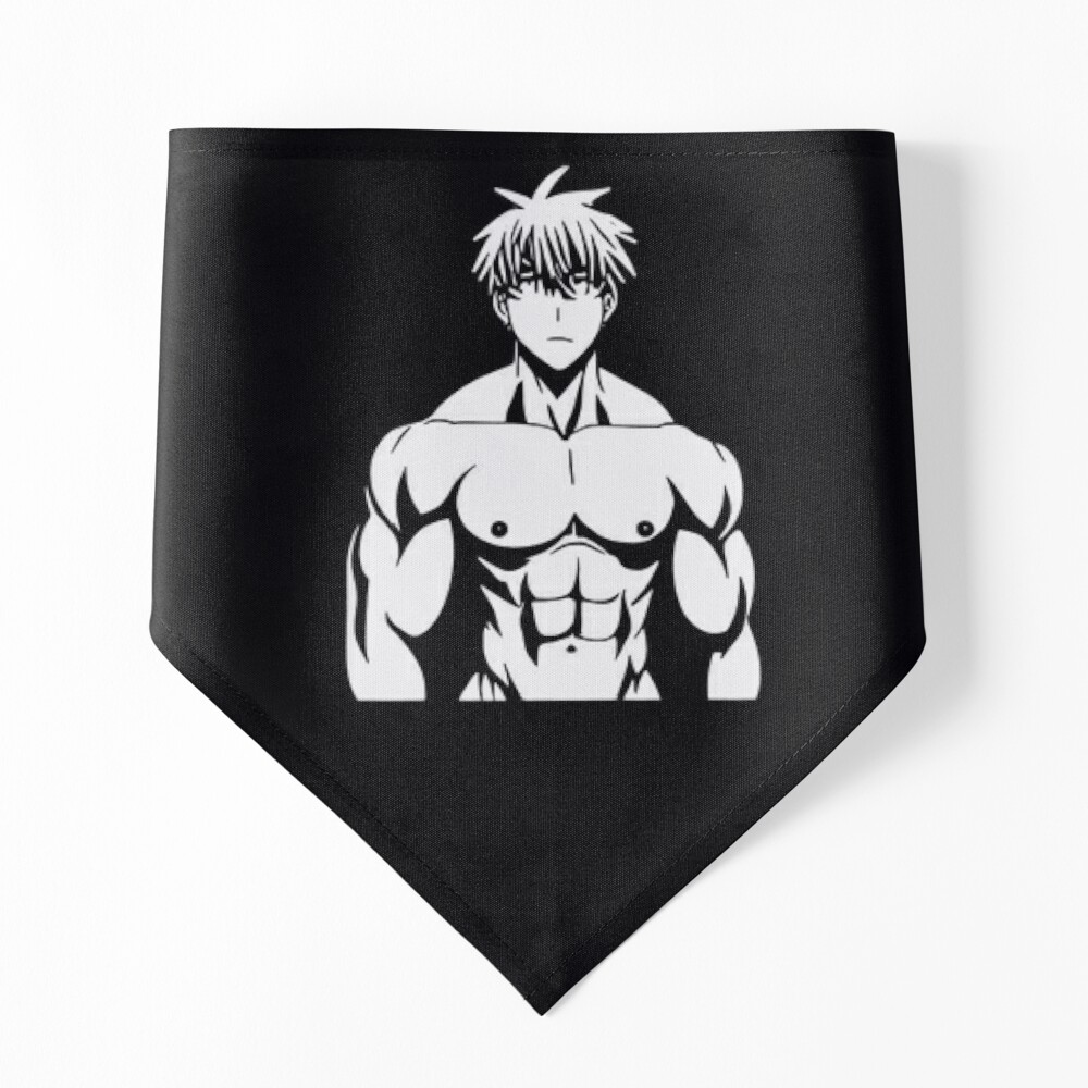 Muscular Anime Man Shirtless Manga Boy