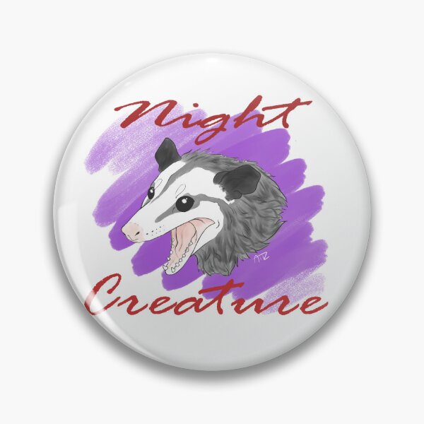 Item preview, Night Creature Opossum designed and sold by AndroGalaxy.