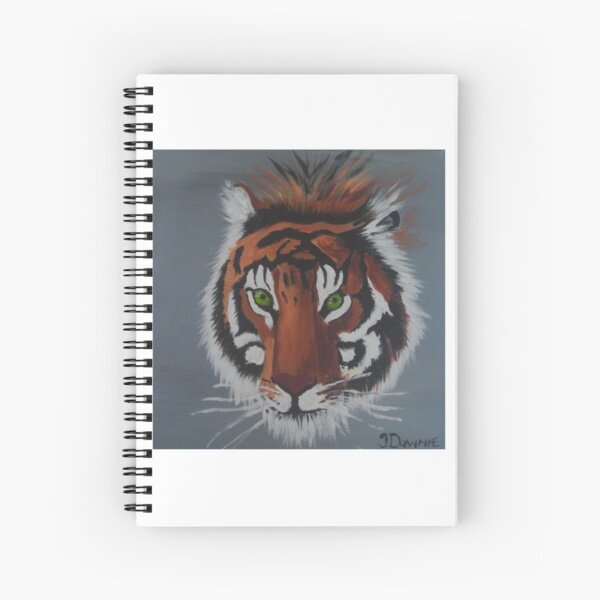 Tiger Head Spiral Notebook
