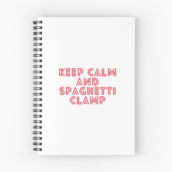 Item preview, Keep calm and spaghetti clamp designed and sold by GamersLands.