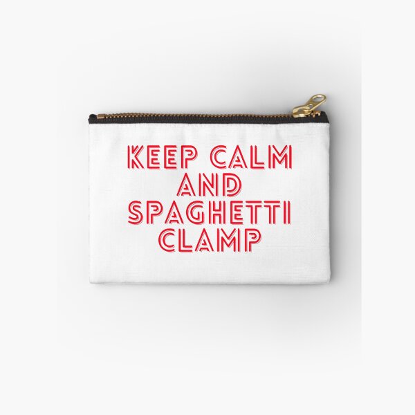 Item preview, Keep calm and spaghetti clamp designed and sold by GamersLands.