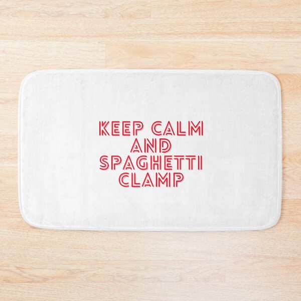 Item preview, Keep calm and spaghetti clamp designed and sold by GamersLands.