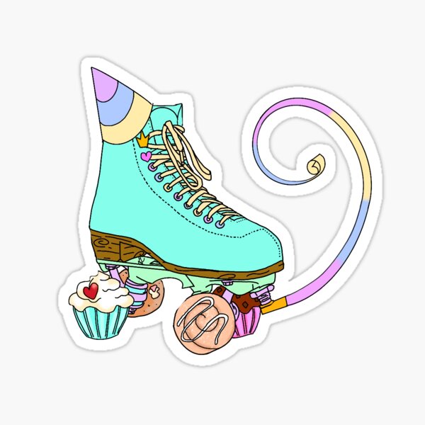 Roller Skate Party Stickers for Sale