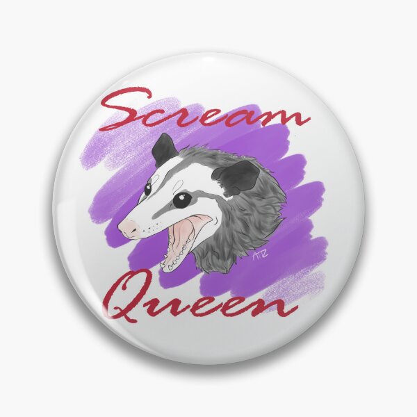 Item preview, Scream Queen Opossum designed and sold by AndroGalaxy.