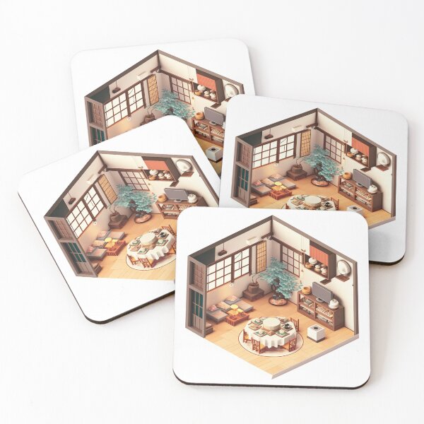 Item preview, A Room of Delicate Balance, Isometric room designed and sold by Slice-Of.