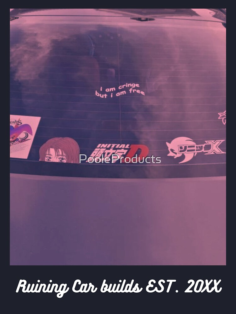 "Anti JDM Stickers Ruin Builds. Don't sticker your car Cringe" Sticker