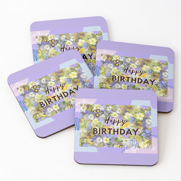 Item preview, Springflower music birthday designed and sold by N-creativa.