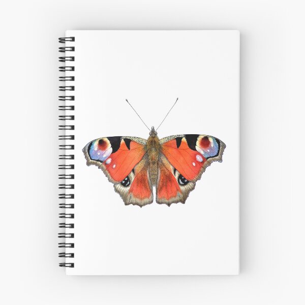 Item preview, Peacock butterfly watercolor realistic illustration designed and sold by LiudaLobza.