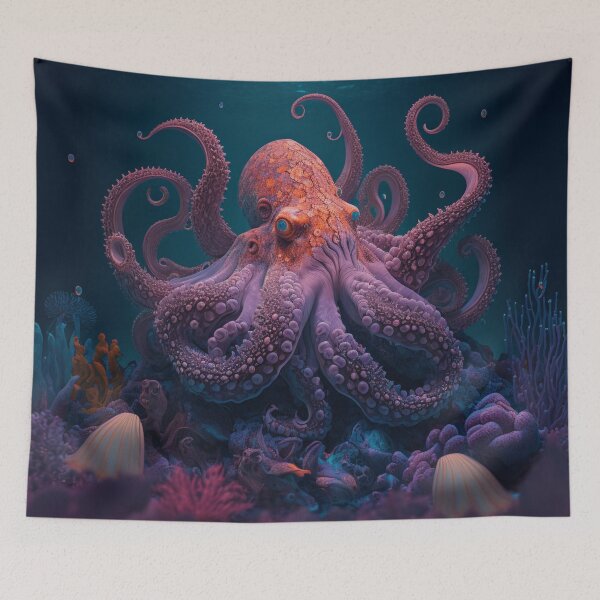Item preview, angry octopus designed and sold by publicidaddig.