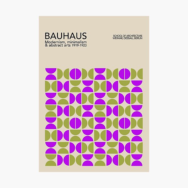 Item preview, Purple And Green Geometric Bauhaus  designed and sold by NicolJay.