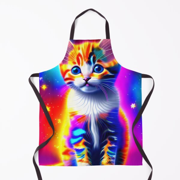 Artikelvorschau, Colorful Kitten With Stars entworfen und verkauft von VitalDesigner.