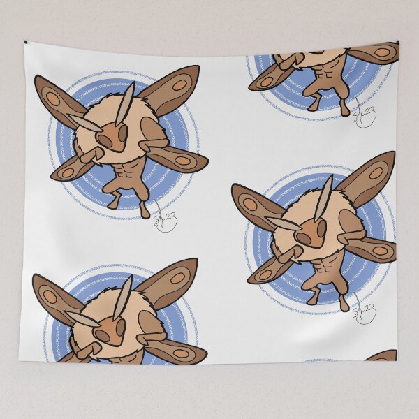 Item preview, Moth creature cartoon  designed and sold by Pittstop.