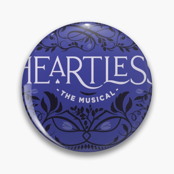 Item preview, Heartless Playbill Cover (black on blue) designed and sold by Heartless-Shop.