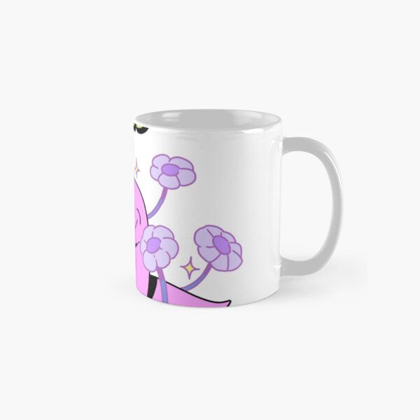 Pink Lizard Monster Field Classic Mug