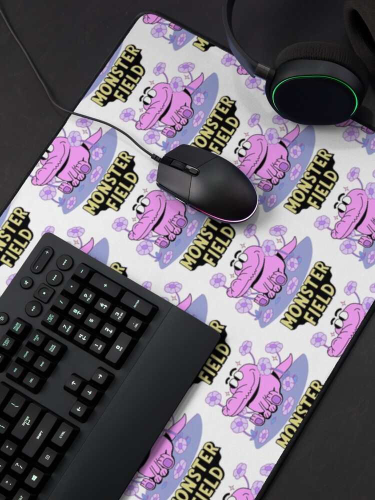 Alternate view of Pink Lizard Monster Field Mouse Pad