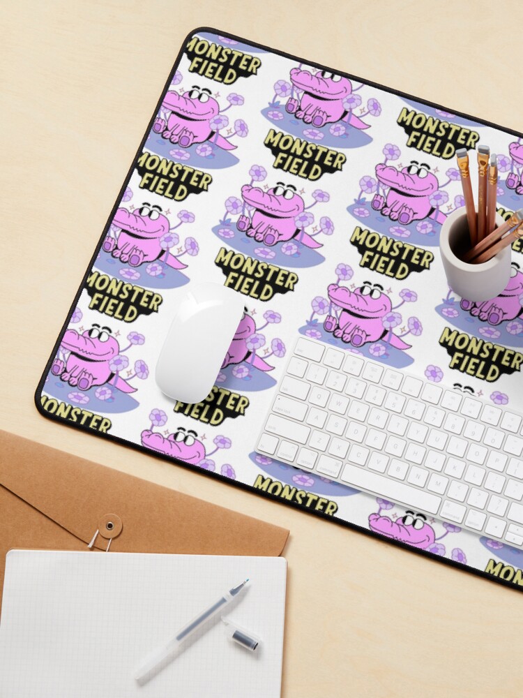 Alternate view of Pink Lizard Monster Field Mouse Pad