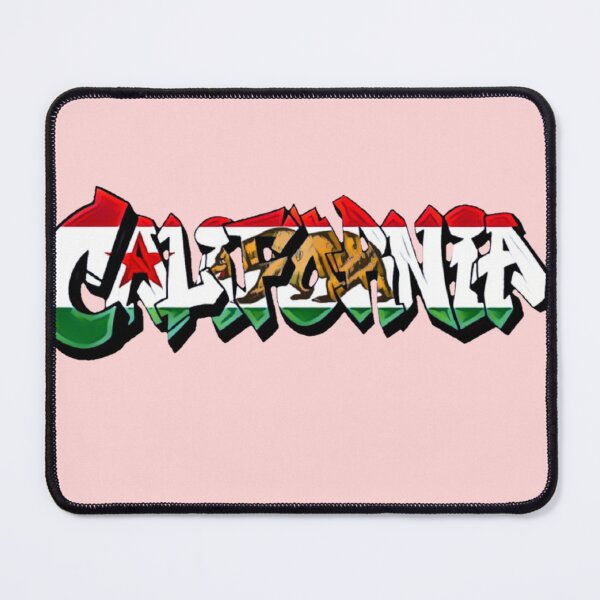 Item preview, Cool California Flag Graffiti - Pink designed and sold by Dude  Stuff.