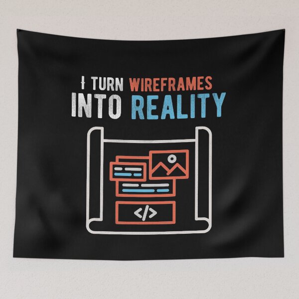Item preview, I turn wireframes into reality designed and sold by mwebba2005.
