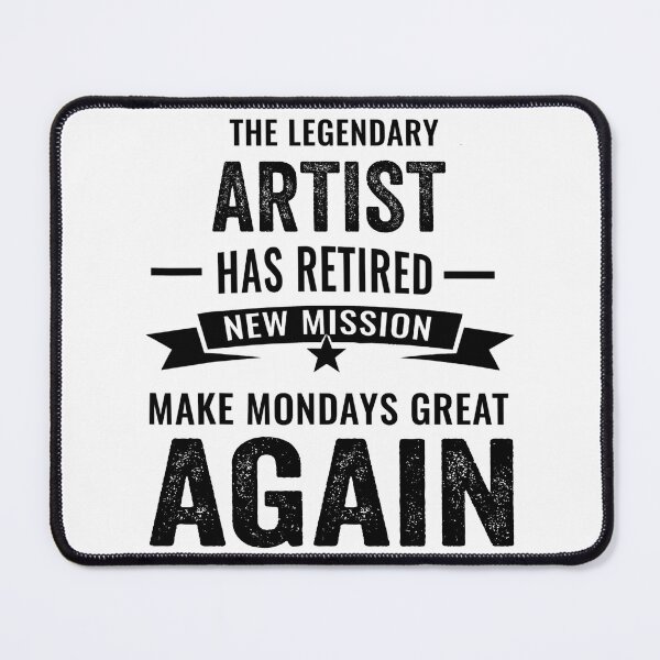 Item preview, Legendary artist Retirement, perfect artist retirement gift idea designed and sold by Dogs Geeky⭐⭐⭐⭐⭐.