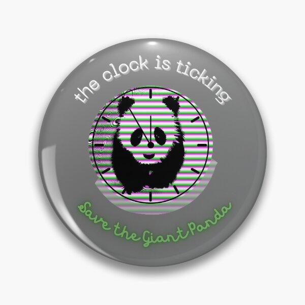 Item preview, Save The Panda The Clock is Ticking Sticker designed and sold by MagicWolfStar.