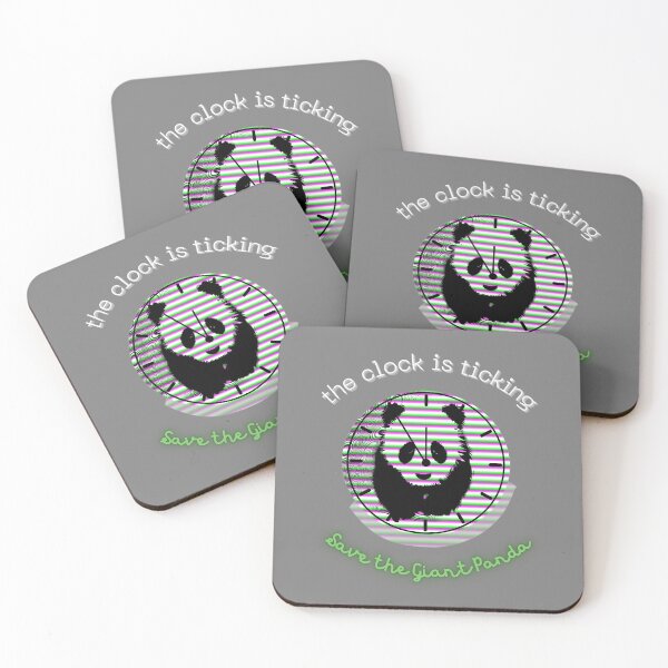 Item preview, Save The Panda The Clock is Ticking Sticker designed and sold by MagicWolfStar.