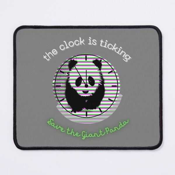 Item preview, Save The Panda The Clock is Ticking Sticker designed and sold by MagicWolfStar.