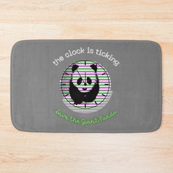 Item preview, Save The Panda The Clock is Ticking Sticker designed and sold by MagicWolfStar.