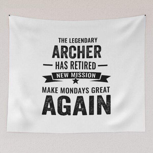Item preview, This legendary archer has retired not my problem, retirement party designed and sold by Dogs Geeky⭐⭐⭐⭐⭐.