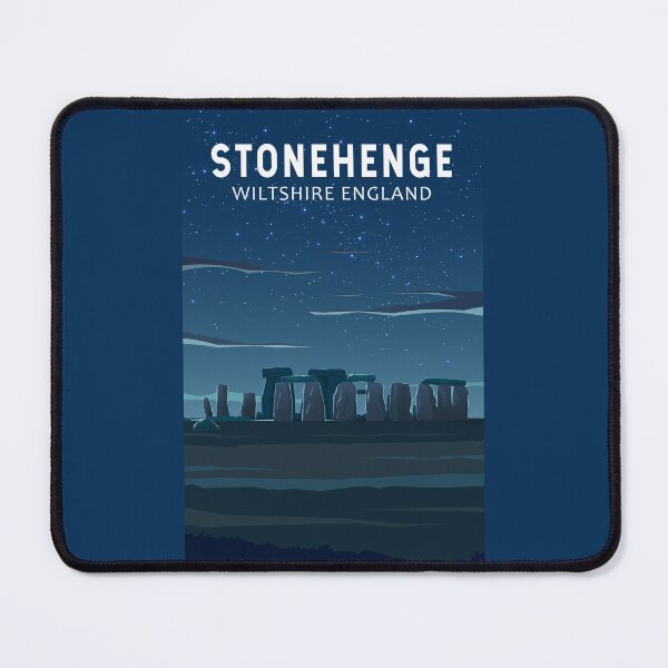 Item preview, Stonehenge England Travel Vintage Art designed and sold by KrisSidDesigns.