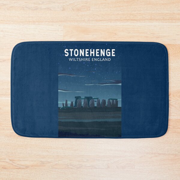Item preview, Stonehenge England Travel Vintage Art designed and sold by KrisSidDesigns.