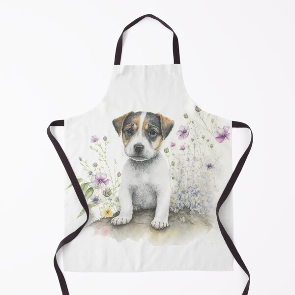 Item preview, Watercolor Jack Russel Dog Portrait designed and sold by HappyLifeCreate.