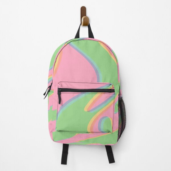 Item preview, Green and Pink psychedelic waves designed and sold by studiosophac.