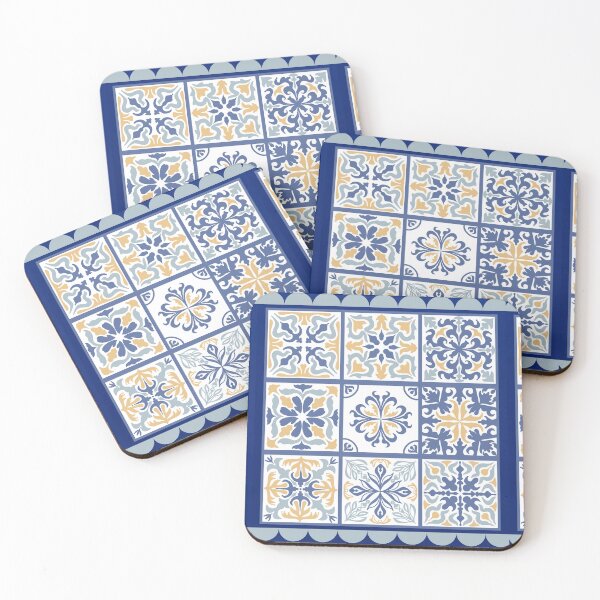 Item preview, Portuguese Vintage Azulejos Mosaic - Mosaic Patterns designed and sold by ttsayt1earth.