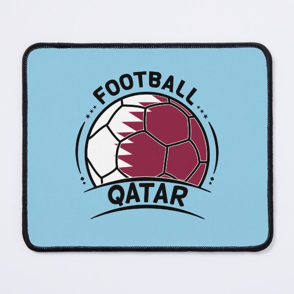 Item preview, Qatar Football Team Qatar flag inside a Ball for Soccer Lovers designed and sold by Dexter Freeman.