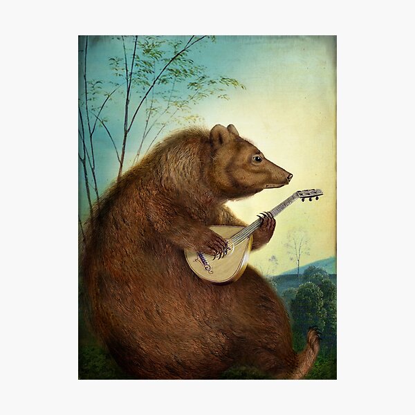 Item preview, Mandolin Bear designed and sold by Catrin Welz-Stein.
